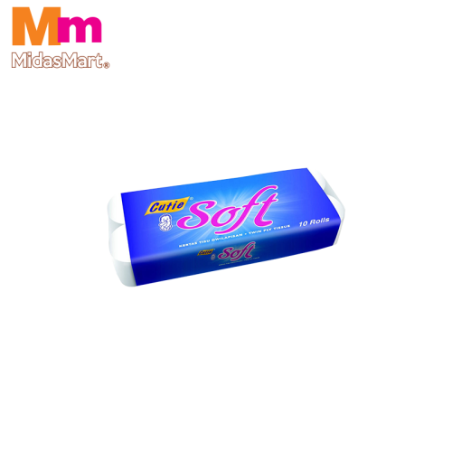 CUTIE SOFT TOILET ROLL (10 ROLLS)