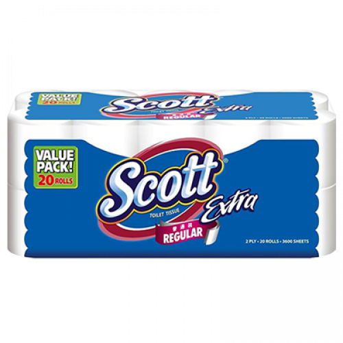 SCOTT EXTRA TOILET TISSUE 1 X 20X180