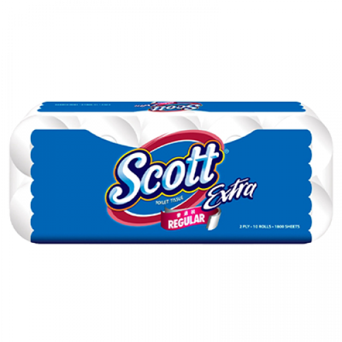 SCOTT EXTRA TOILET TISSUE 1 X10X180S