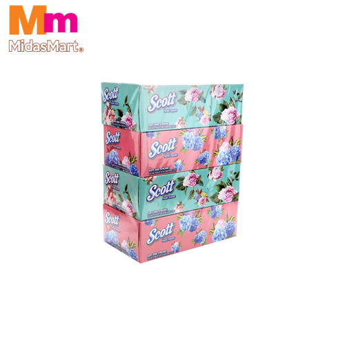 SCOTT FACIAL TISSUE (4 X 90'S)
