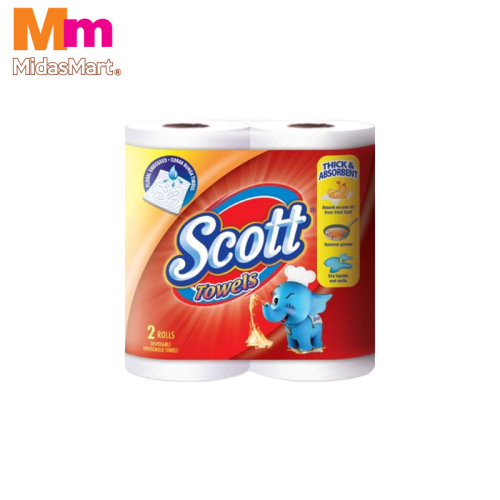 SCOTT MULTI-PURPOSE TOWEL REGULAR (2 X 60'S)