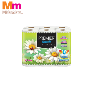 PREMIER KITCHEN TOWEL (6 ROLLS X 60 SHEETS)