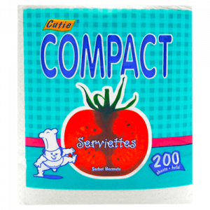 CUTIE COMPACT SERVIETTE 1X200'S