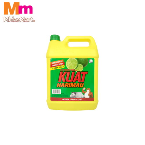 KUAT HARIMAU DISHWASHING LIQUID LIME (5L)