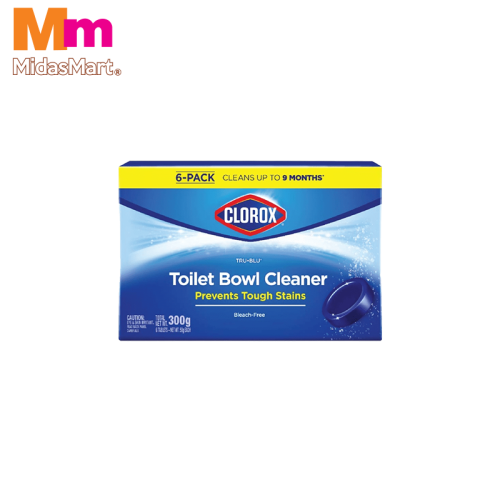 CLOROX TRUBLU AUTOMATIC TOILET BOWL CLEANER DROP-IN VALUE PACK (5 X 50G)