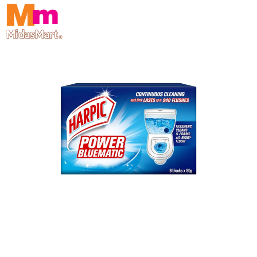 HARPIC BLUEMATIC JUMBO (6 BLOCKS X 50G)