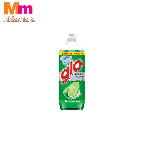 GLO DISHWASHING LIQUID JUMBO LIME (1.2L)
