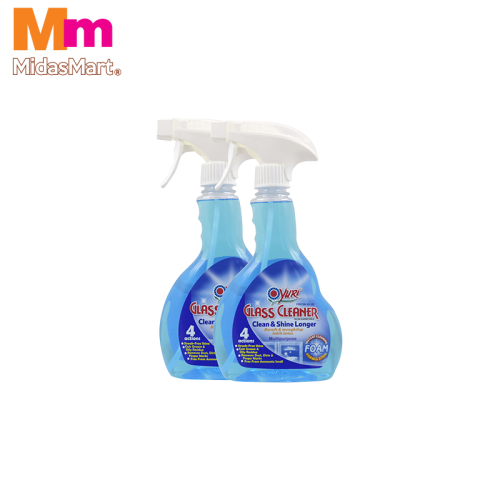 YURI MULTIPURPOSE GLASS CLEANER FRESH BLUE TWIN PACK (2 X 500ML)