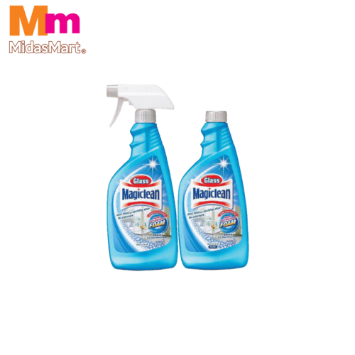 MAGICLEAN GLASS CLEANER VALUE PACK (500ML + 500ML REFILL)