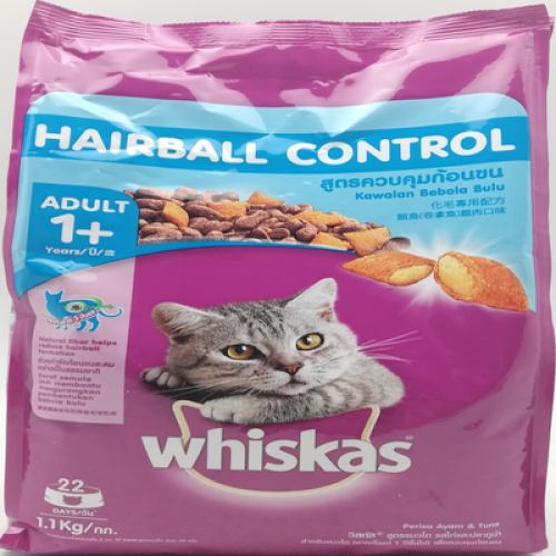 WHISKAS POCKET CHIC&TUNA 1 x 1.1KG