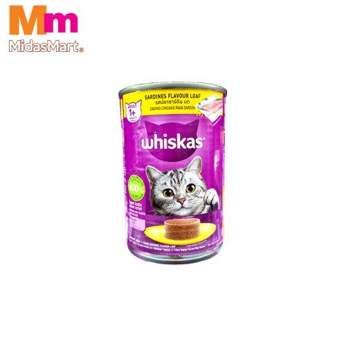 WHISKAS POCKET WHOLE MACKEREL CAT FOOD (400G)