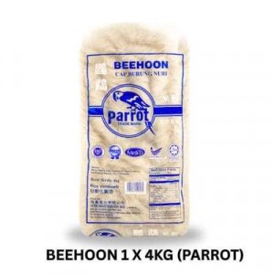 BEEHOON CAP BURUNG NURI PARROT RICE VERMICELLI 4KG