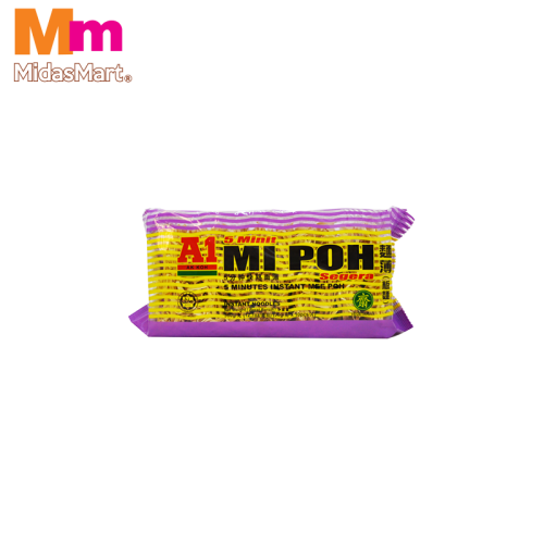 A1 INSTANT MEE POH - FLAT EGG NOODLES (360G)