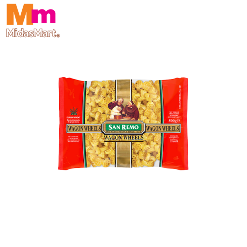 SAN REMO WAGON WHEELS PASTA (500G)