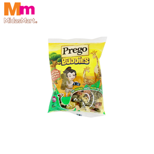 PREGO BUDDIES ANIMAL THEMED DRY PASTA (200G)