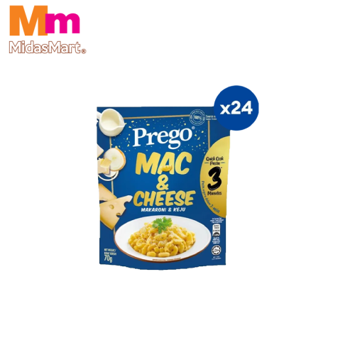 PREGO QUICK COOK PASTA MAC AND CHEESE BUNDLE (24 X 72G)