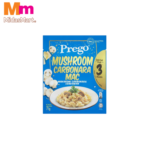 PREGO INSTANT MUSHROOM CARBONARA PASTA (71G)