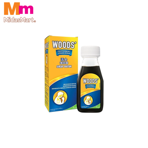 WOODS' PEPPERMINT ADULT COUGH SYRUP (100ML)