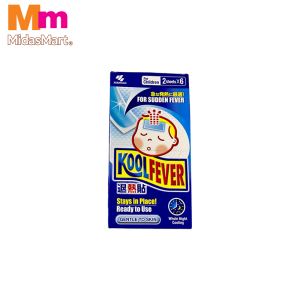 KOOLFEVER COOLING GEL SHEET - CHILD (6 PIECES)