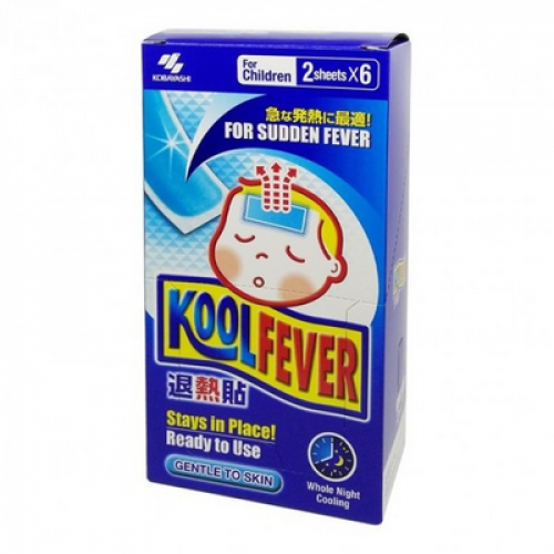 KOOLFEVER COOLING GEL SHEET (CHILD-6PC) 1X1BX