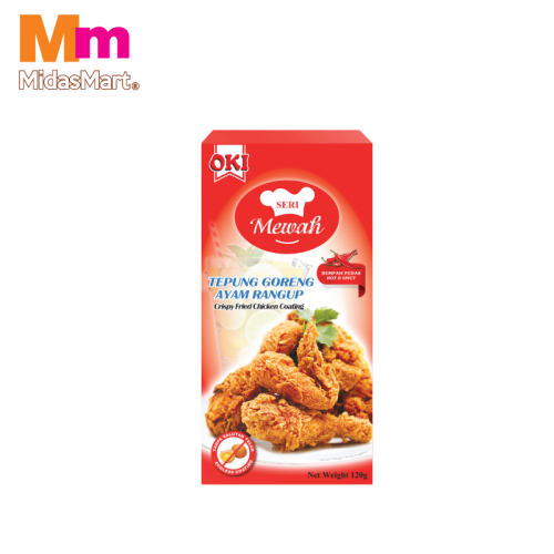 SERI MEWAH FRIED CHICKEN COATING - HOT & SPICY (120G)