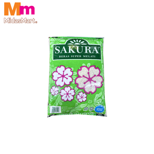 SAKURA SUPER IMPORT MELATI 5% RICE (5KG)