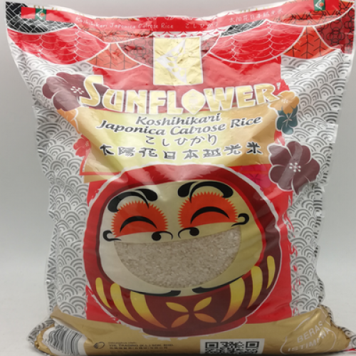 SUNFLOWER JAPONICA CALROSE RICE 1X5KG