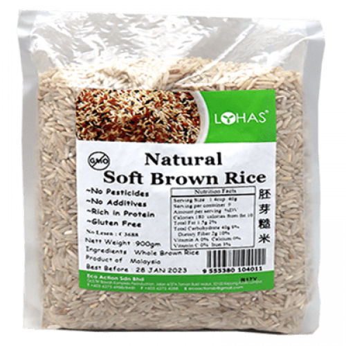 EA SOFT BROWN RICE 1X900G