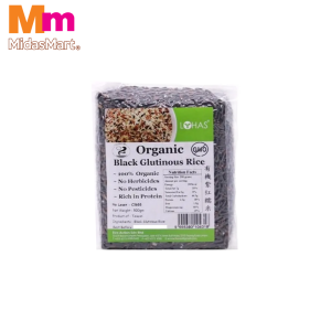LOHAS ORGANIC BLACK GLUTINOUS RICE (500G)