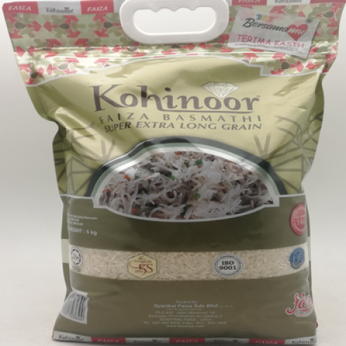 FAIZA KOHINOOR BASMATHI 1X5KG