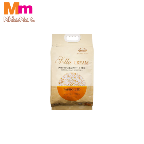 ECOBROWN'S CREAM BASMATHI SELLA RICE (5KG)