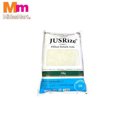JUSRIZE 5% WHITE RICE (10KG)