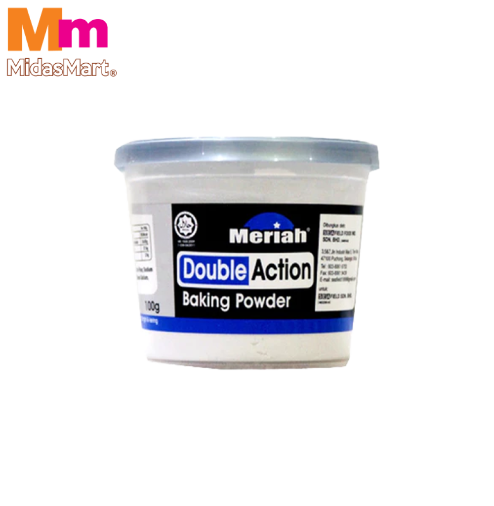 MERIAH DOUBLE ACTION BAKING POWDER (100G)