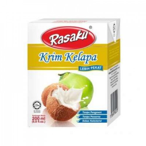 RASAKU COCONUT CREAM 24% 1X200ML