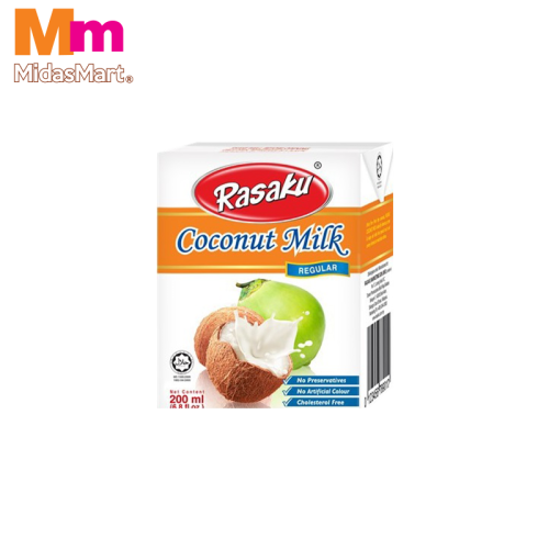 RASAKU COCONUT MILK - 17% FAT (200ML)