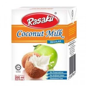 RASAKU COCONUT MILK 17% 1X200ML