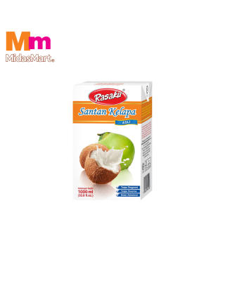 RASAKU COCONUT MILK - 17% FAT (1000ML)