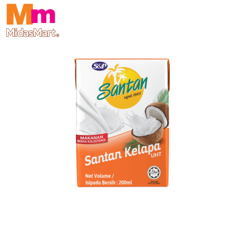 S&P SANTAN ORI COCONUT MILK 17% FAT (200ML)