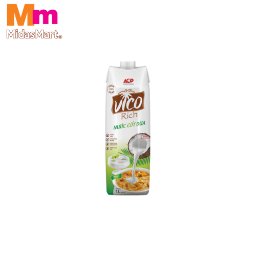 VICO RICH COCONUT MILK 18% FAT (1 LITER)