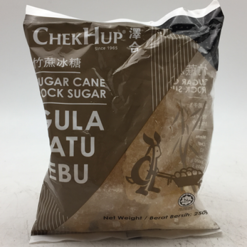 CHEKHUP SUGAR CANE ROCK SUGAR 1X250G 