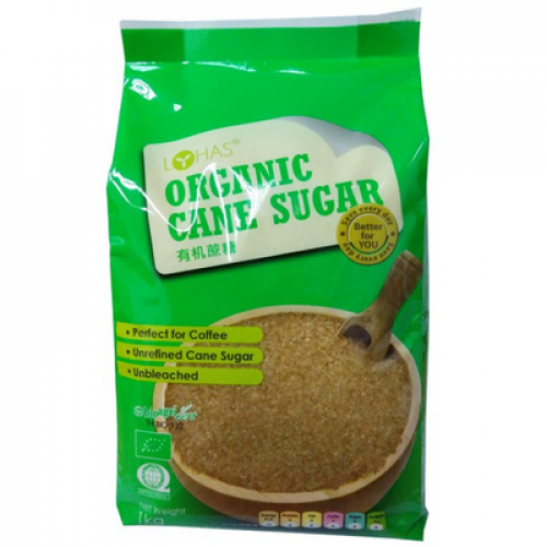 LOHAS ORGANIC CANE SUGAR 1X1KG