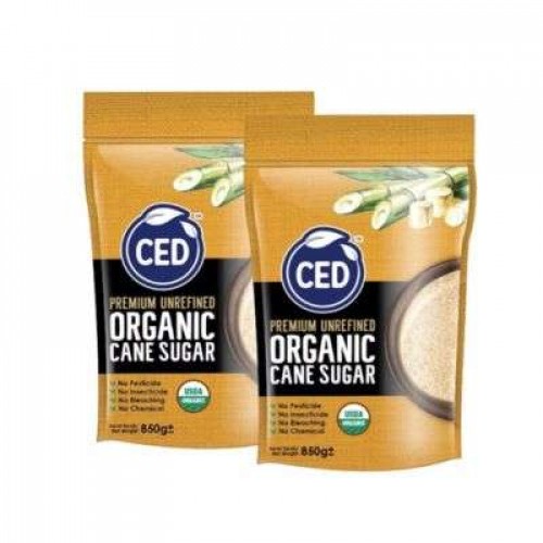 CED ORAGANIC SUGAR T/PACK  1X2X850G