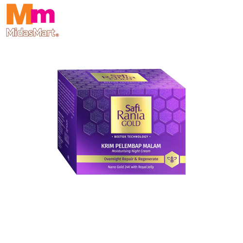 SAFI RANIA GOLD FACE RADIANCE NIGHT CREAM (40G)