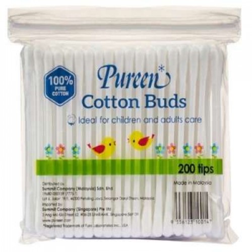 PUREEN COTTON BUDS POLYBAG 1 X 200S