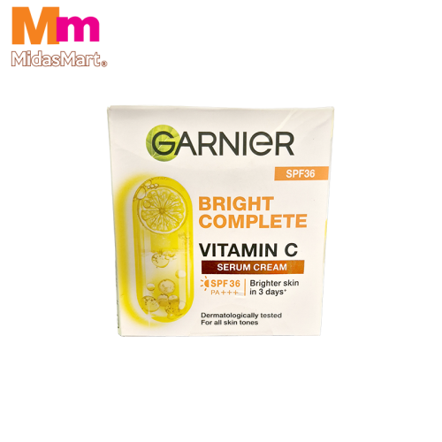 GARNIER WHITENING & PROTECT MOISTURIZING CREAM (50ML)