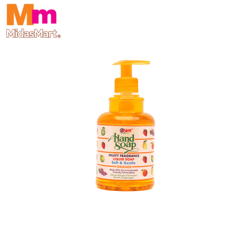 YURI LIQUID HAND SOAP ORANGE +22% MORE (410ML)
