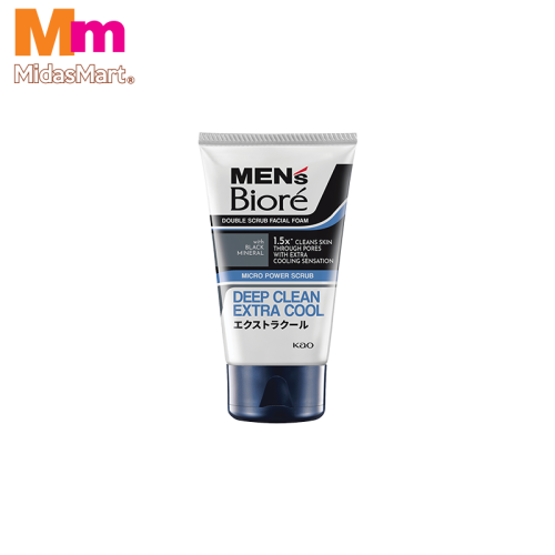 BIORE MEN DOUBLE SCRUB EXTRA COOL (100G)