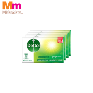 DETTOL BAR SOAP VALUE PACK - ORIGINAL (4 PIECES X 100G)
