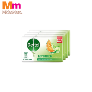 DETTOL BAR SOAP VALUE PACK - FRESH (4 PIECES X 100G)