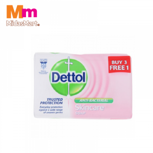 DETTOL BAR SOAP 3+1 SKINCARE 1X4X100G